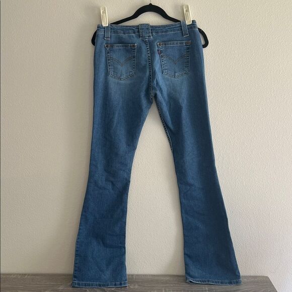 Vintage 90s Levi’s Ultra Low Rise Flare Denim Jeans - Picture 2 of 13